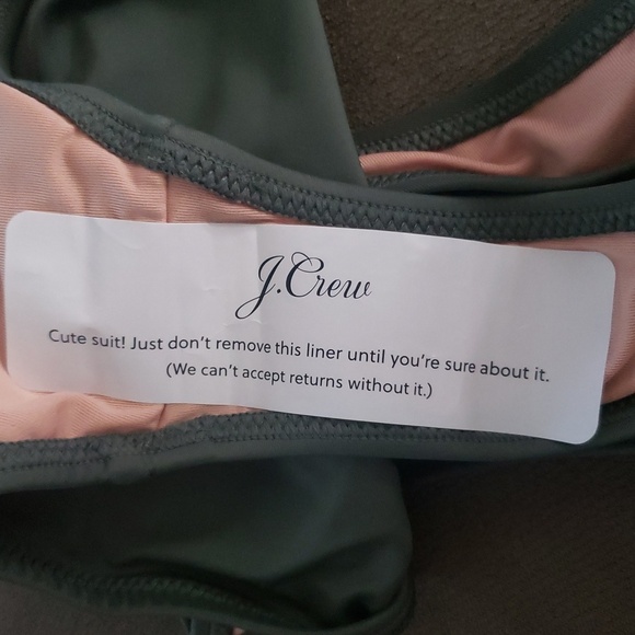 New J. Crew 2 Piece Retro Bikini Color Block Size Medium - Picture 7 of 9